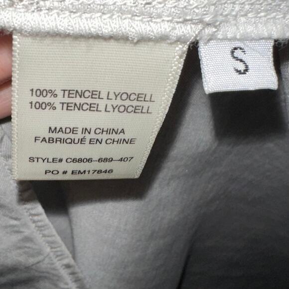 NWT Cloth & Stone Grey Stonewash Tencel Hi-Low Tank Dress Size Small - Picture 7 of 12